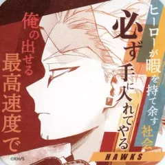 【中古】マグカップ・湯のみ ホークス 「僕のヒーローアカデミア展 DRAWING SMASH アートコースター」