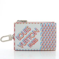 LOUIS VUITTON ドゥブルジップド カードホルダー M81430 ダミエスプレー RFID コインケース 美品 ルイヴィトン ◆送料込◆質屋-10934
