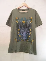 MARC JACOBS マークジェイコブス Tシャツ 半袖 プリント カーキ Mサイズ