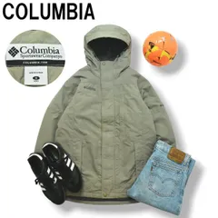【定番】 コロンビア COLUMBIA マウンテン パーカー ウィンド ジャケット ジャンパー 中綿 裏起毛 フリース S カーキ アウトドア ウェア メンズ