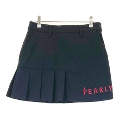 PEARLY GATES 黒 プリーツスカート サイズ0 - メルカリ