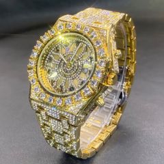 18KGP最高級CZダイヤVoidlightブリンブリン腕時計ゴールド - メルカリ