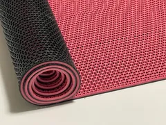 Color Non Slip MAX 滑り止めマット アウトレット品（訳あり品）！格安処分価格にて ピーチ＆ブラック 厚さ5mm、両面使用可能、15種類30色、国内検査機関で検査済み、 自由にカット可能、PVC製で紫外線・水・乾燥に強い