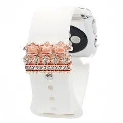 【在庫処分】9 8 7 10 6 Fitbit バンド Sense/Versa 3/ iwatch Charge 5/HUAWEI For WATCH FIT/Amazfit アクセサリー アップルウォッチ バンドチャーム 腕時計バンド リングアクセサリー A