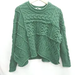 ◇ ⊇ KBF ケービーエフ 長袖 ニット セーター サイズOne グリーン レディース E  【1502060030922】