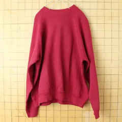 90s 00s USA FRUIT OF THE LOOM 無地 スウェット ボルドー レッド メンズL アメリカ古着 031324ss42