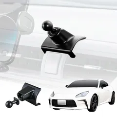 【新品未使用品】セイワ(SEIWA) 車種専用用品 トヨタ・GR86(ZN8型)/スバル・BRZ(ZD8型)専用 マウント単品 IMP286 ブラック スマホホルダー マウント単体 専用設計 0