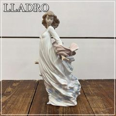 リヤドロ 春の輝き 人形 置物 LLADRO フィギュリン 陶器 オブジェ 女性 花籠 フラワー 西洋人形 リアドロ スペイン【CA0623-8】