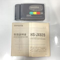 aiwa アイワ HS-JX828 ステレオ ラジオカセットレコーダー ジャンク品　(管理番号：OKU8797/G3-NC)