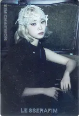 【中古】食玩 ステッカー・シール キム・チェウォン(モノトーン/B) レアシール 「LE SSERAFIM ’CRAZY’ ツインウエハース」