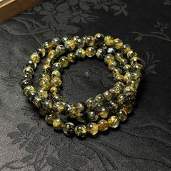 極上10Aタイチンルチル10.5mmブレスレット 金針最強 大特価 - メルカリ