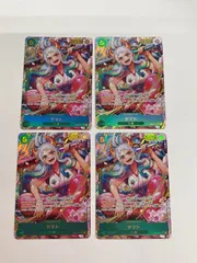 079[PK]Y136(カード) やや傷や汚れあり ヤマト OP01-121 SEC パラレル 4枚セット  ワンピースカード6/26出品