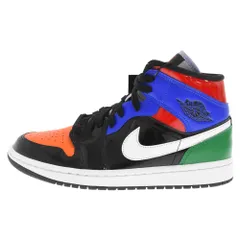 NIKE (ナイキ) AIR JORDAN1 MID PATENT BLEND エアジョーダン1 ミッド ミッドカットスニーカー マルチ CV5276-001 US9.5