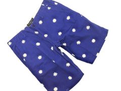 SHIPS GENERAL SUPPLY シップスジェネラルサプライ 花柄 ハーフ パンツ sizeM/青 ■◆ レディース