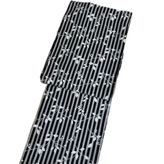 着物 洗える仕立て上がり小紋 （袷 縞柄 Mサイズ） 女性 レディース 和装 和服 きもの 春 秋 冬 カジュアル 可愛い 普段着