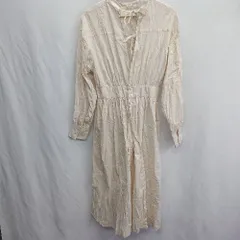 ◇ ⊇ Riche glamour リシェグラマー 長袖 ガウン サイズM ベージュ系 レディース E  【1410290069240】