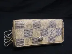 LOUIS VUITTON ルイヴィトン  N60020 ダミエアズール ミュルティクレ4 4連 キーケース 鍵入れ レディース メンズ アイボリー系 DK6743