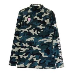 PEARLY GATES カモフラ柄 モックネック 長袖シャツSサイズ - メルカリ