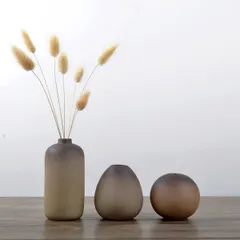 花瓶 陶器 一輪挿し ミニ おしゃれ フラワーベース 3点セット小さめ 和風花瓶 日本 ブラックセラミック 黑 植木鉢インテリア飾り プレゼント