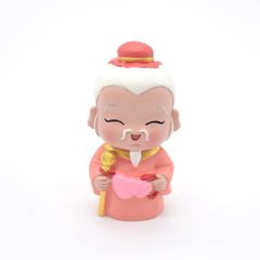 月下老人 樹脂製置物 マスコット人形 6.5cm