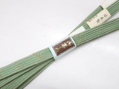 【京松】リサイクル着物 和装小物 未使用品 帯締め 帯締 平組 撚り房 日本製 翠嵐工房 sok7w06-59