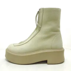 Zipped Boot I レザー ベージュ – The Row