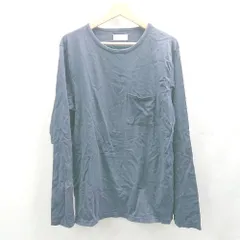 ◇ Θ Saturdays NYC サタデーズ ニューヨークシティ ブランドロゴ 長袖 カットソー サイズ表記なし ネイビー メンズ E  【1502180048678】