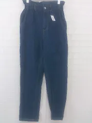 ◇ one after another NICE CLAUP ウエストゴム デニムパンツ サイズF ネイビー レディース P  【中古】 【1211160008914】