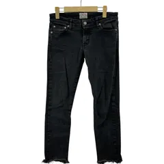 Ungrid アングリッド ストレッチ カットオフ スキニーデニムパンツ size25/グレー