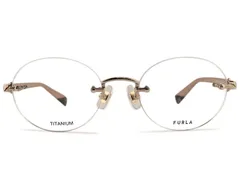 フルラ FURLA vfu798j フレームのみ fu1 メガネ めがね 眼鏡 チタン ツーポイント 縁 フチ なし 鼻パッド レディース 新品 送料無料 50□19