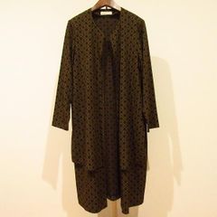 25SS 未使用 MAHAL カットワーク ノースリーブブラウス グリーン 