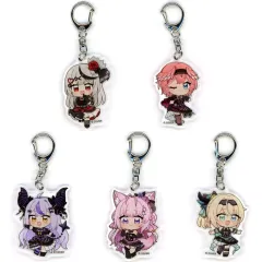 【中古】キーホルダー 全5種セット 「バーチャルYouTuber ホロライブ 秘密結社holoX トレーディングアクリルキーホルダー ドレスver.」 セブンネット限定