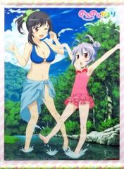 越谷夏海 宮内れんげ 描き下ろし B2 タペストリー のんのんびより り 