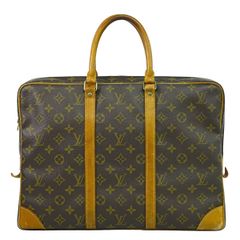 本物 ルイヴィトン LOUIS VUITTON LV ポルトドキュマン ヴォワヤージュ モノグラム ビジネスバッグ ブラウン M53361 ビトン バッグ 中古 【フォロー割】