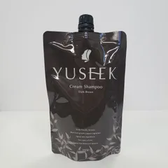 ユーシーク Cream Shampoo ダークブラウン 350g✕2 ユーシーク クリームシャンプー】ダークブラウン×2 YUSEEK
