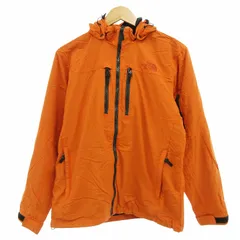 ザノースフェイス THE NORTH FACE マウンテンパーカー ウィンドブレーカー ブルゾン ロゴ 刺繍 フード着脱可 M オレンジ /VU