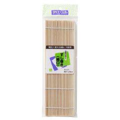 Yamato Bussan Sushi Rolling Mat, Natural, 21 x 24 cm, SC, with Narrow Tip, for Sushi Rolls, Kitchen Utensils, Cooking Utensils, Cooking Tools, for Thick Rolls, Hand-Rolled Sushi, Ehomaki #