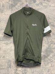 JJ321 ラファ Rapha CORE JERSEY 半袖サイクルジャージ 濃緑 S