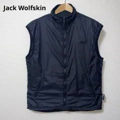 Jack Wolfskin ジャックウルフスキン 黒 ナイロンベスト L