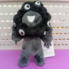 【値下げ】2025年大阪・関西万博の公式キャラクター「ミャクミャク」黒　カラビナ付き（立ちポーズ）