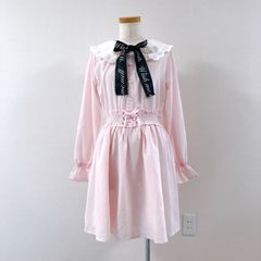 リズリサ風 夢展望 姫系 ピンクトレンチコート - メルカリ