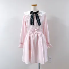 【未使用タグ付】Sanrio Wish me mell サンリオ ウィッシュミーメル フレアワンピース ピンク M レディース ロリータ 量産型のサムネイル