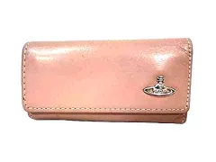【中古】Vivienne Westwood　ヴィヴィアンウエストウッド　キーケース　ピンク　本革＿S25＿セルモアから出品＿s-0015-r25