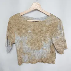 ◇ Kastane カスタネ 半袖 カットソー サイズF ブラウン系 レディース E  【1407180000766】