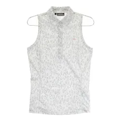 サイズ：S J.LINDEBERG ジェイリンドバーグ  ノースリーブポロシャツ レオパード柄 ホワイト系 [240101534695] ゴルフウェア レディース ストスト