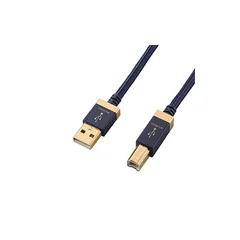 エレコム AVケーブル/音楽伝送/A-Bケーブル/USB2.0/1.0m 1のサムネイル