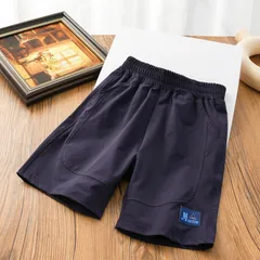 キッズハーフパンツ(紺130サイズ.140サイズ）半ズボンボトムスこども子供服男の子男児女児113