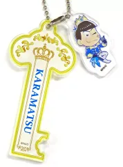 【中古】キーホルダー・マスコット(キャラクター) カラ松 「おそ松さん ルームキーホルダーmini vol.2」 AnimeJapan 2018グッズ