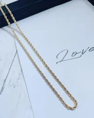 ロープチェーンネックレス♡サージカルステンレス