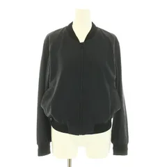 ソブ sov. ダブスタ 22AW バックフリルナイロンジャケット ブルゾン アウター 38 M 紺 ネイビー 黒 ブラック /YTのサムネイル